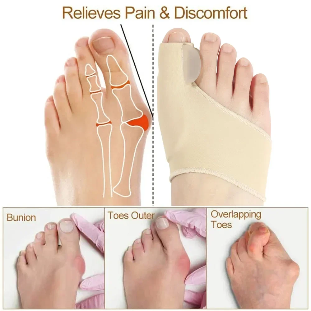 1/2Pair Toe Separator Hallux V - Ankle Brace Sock 评论和价格