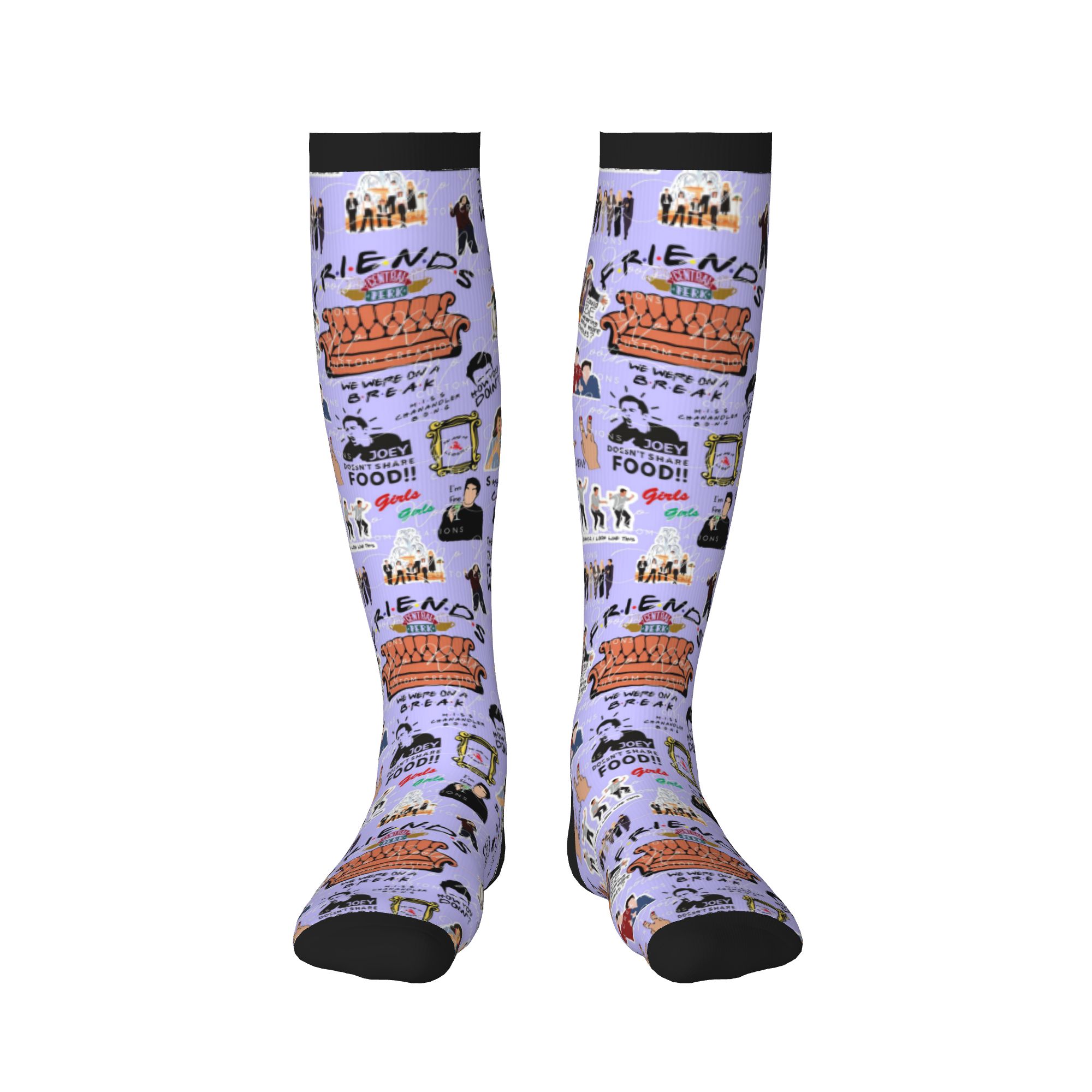 Friends Classic TV Show Men Wo - No Show Sock Women 评论和价格