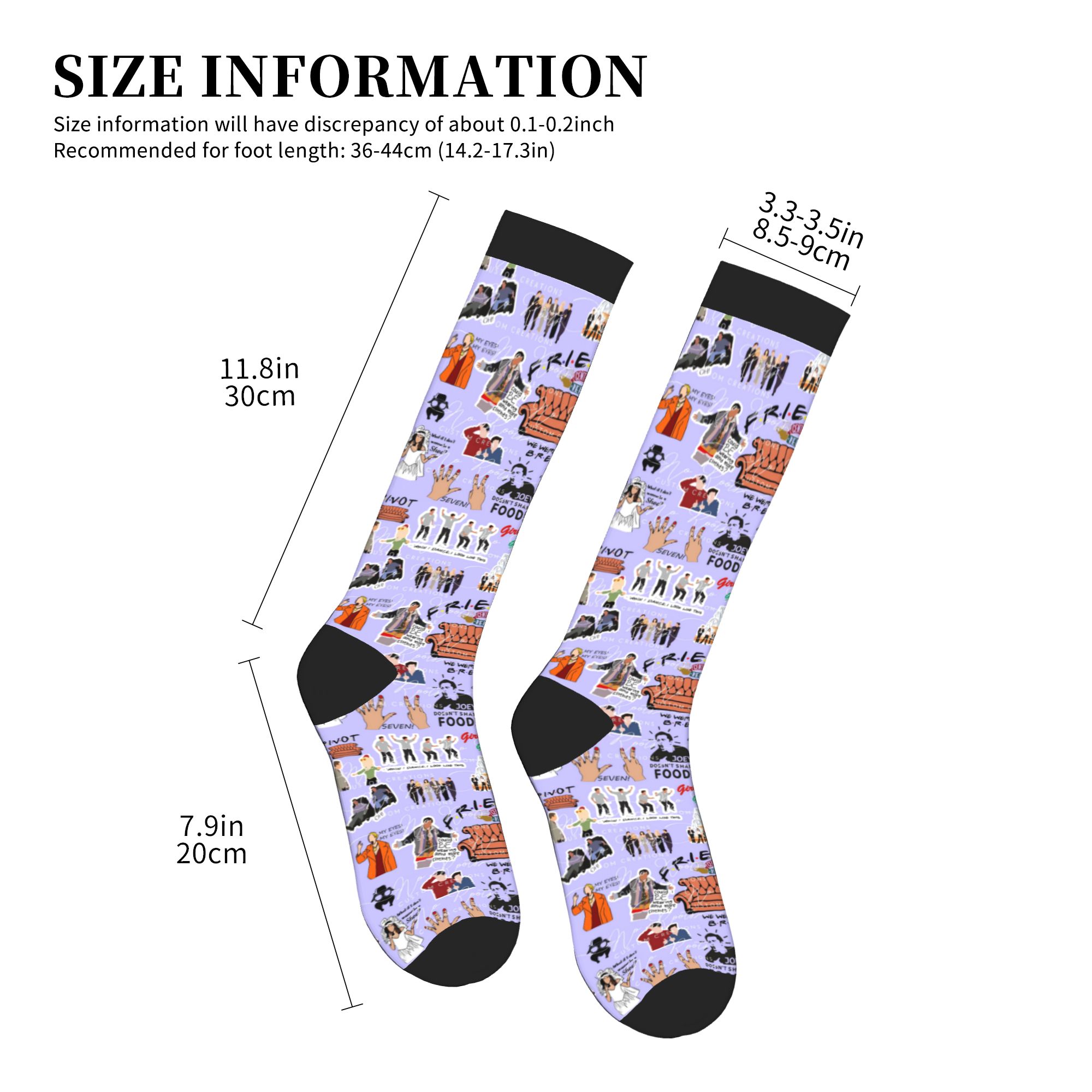 Friends Classic TV Show Men Wo - No Show Sock Women 评论和价格