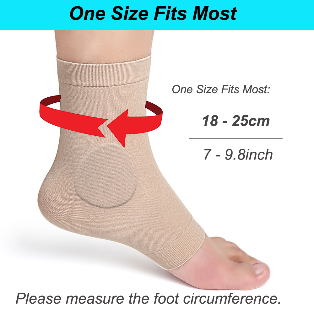 1Pair Boot Bumper Gel Pad Slee - Ankle Brace Sock 评论和价格